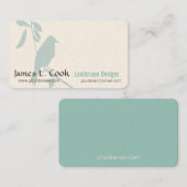 アーモダントお洒落ブルーバードプロフェッショナル 名刺 (正面/裏面)