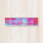 アーモダントつるのデスクの壁のドアの立体記号 サインプレート (正面)