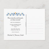 アーモダントの鳥が新しい住所を引っ越す 案内ポストカード (裏面)