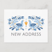 アーモダントの鳥が新しい住所を引っ越す 案内ポストカード (正面)