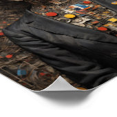 アーモダントアヴァンギャルドスタイル女性抽象芸術 ポスター (角)