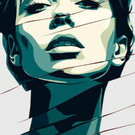 アーモダントウーマンポートレート ポスター