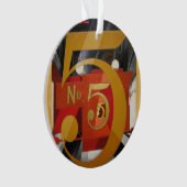 アーモダントキュービストデマス姿5 in金ゴールド オーナメント (正面)