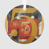 アーモダントキュービストデマス姿5 in金ゴールド オーナメント (裏面)