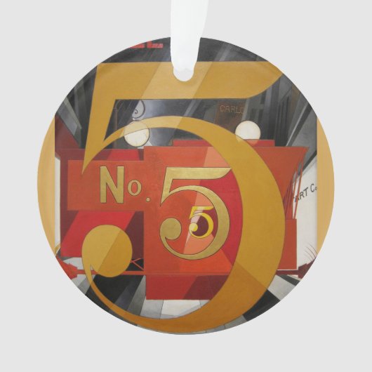 アーモダントキュービストデマス姿5 in金ゴールド オーナメント (正面)