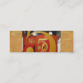 アーモダントキュービストデマス姿5 in金ゴールド スキニー名刺 (裏面)