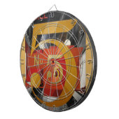 アーモダントキュービストデマス姿5 in金ゴールド ダーツボード (正面右)