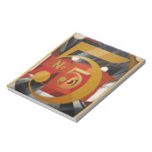 アーモダントキュービストデマス姿5 in金ゴールド ノートパッド (回転)