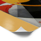 アーモダントキュービストデマス姿5 in金ゴールド ポスター (コーナー)