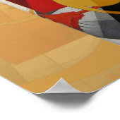 アーモダントキュービストデマス姿5 in金ゴールド ポスター (角)