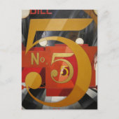 アーモダントキュービストデマス姿5 in金ゴールド ポストカード (正面)