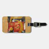 アーモダントキュービストデマス姿5 in金ゴールド ラゲッジタグ (正面横)