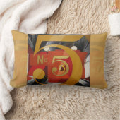 アーモダントキュービストデマス姿5 in金ゴールド ランバークッション (ブランケット)