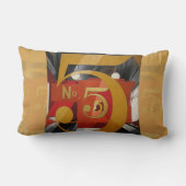 アーモダントキュービストデマス姿5 in金ゴールド ランバークッション (裏面)