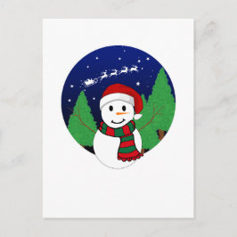 アーモダントスタイリッシュイラストレーションクリスマスデザイン ポストカード