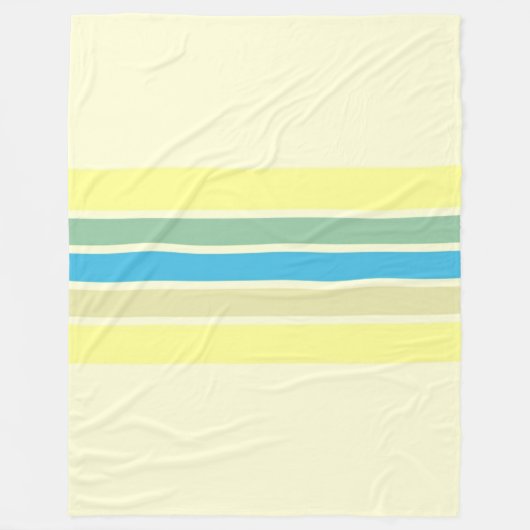 アーモダントストライプ フリースブランケット (正面)