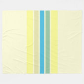 アーモダントストライプ フリースブランケット (正面(横))