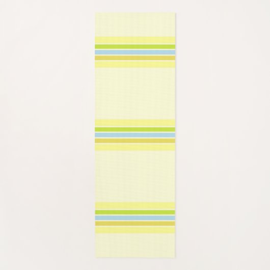 アーモダントストライプ ヨガマット (正面)