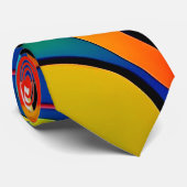 アーモダントタイ男性へ抽象芸術パターン ネクタイ (ロール)