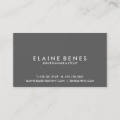 アーモダントターコイズ名刺 名刺 (裏面)