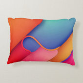 アーモダントデザインのカラー折り畳み アクセントクッション (裏面)