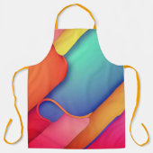 アーモダントデザインのカラー折り畳み エプロン (正面)