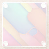 アーモダントデザインのカラー折り畳み ガラスコースター (裏面)