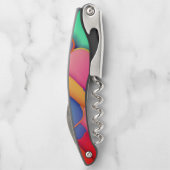 アーモダントデザインのカラー折り畳み ソムリエナイフ (裏面)
