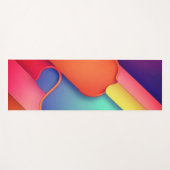 アーモダントデザインのカラー折り畳み ヨガマット (正面(横))