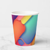 アーモダントデザインのカラー折り畳み 紙コップ (正面)