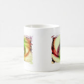 アーモダントハート、シックな愛のパターンの贈り物を彼女のために コーヒーマグカップ (中央)