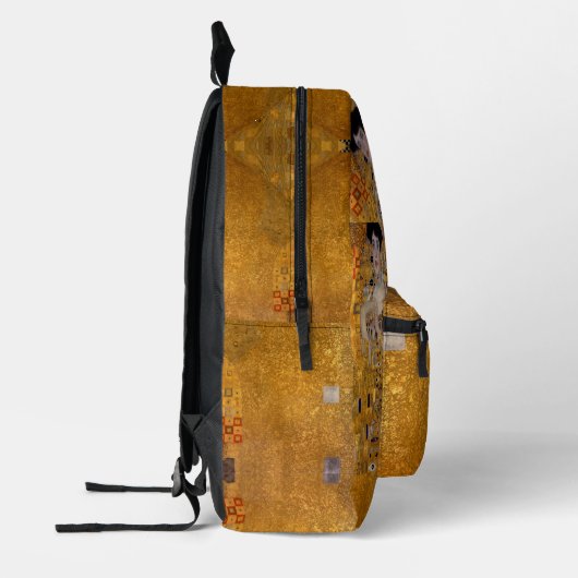 アーモダントバッグ,アデレ,金ゴールドのレディ,グスタフクリムト プリントバックパック (左)