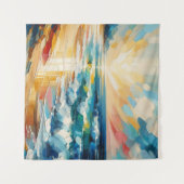 アーモダントビーチサンセット タペストリー (正面(横))