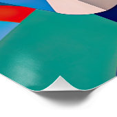 アーモダントピカソスタイル女性 ポスター (コーナー)