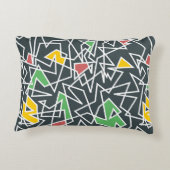 アーモダントファンシーデザインラインアート アクセントクッション (裏面)