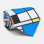 アーモダントモンドリアンタイはっきりした- & Iconicスタイル ネクタイ (ロール)