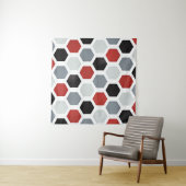 アーモダント六角形パターン タペストリー (インサイチュ(横))