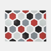 アーモダント六角形パターン ドアマット (正面)