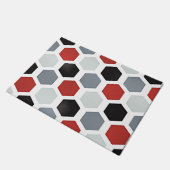 アーモダント六角形パターン ドアマット (アングル)