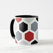 アーモダント六角形パターン マグカップ (正面左)