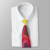 アーモダント抽象芸術カンディンスキー赤青 ネクタイ (タイ)