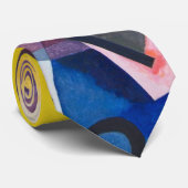 アーモダント抽象芸術カンディンスキー赤青 ネクタイ (ロール)