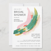 アーモダント抽象芸術色彩の鮮やかストロークブライダルシャワー (正面)