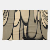 アーモダント溶融茶色の色合い キッチンタオル (横)