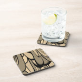 アーモダント溶融茶色の色合い コースター (右側)