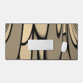 アーモダント溶融茶色の色合い デスクマット (キーボード&マウス)