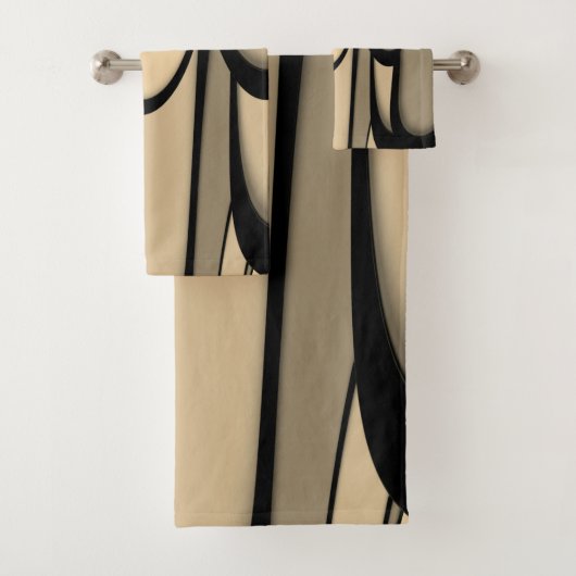 アーモダント溶融茶色の色合い バスタオルセット (インサイチュ)