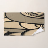 アーモダント溶融茶色の色合い バスタオルセット (ハンドタオル)