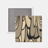 アーモダント溶融茶色の色合い マグネット (正面/裏面)