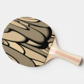 アーモダント溶融茶色の色合い 卓球ラケット (横)